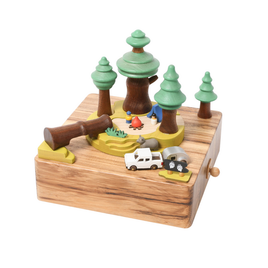 wooden-music-box-forest-wild-camping