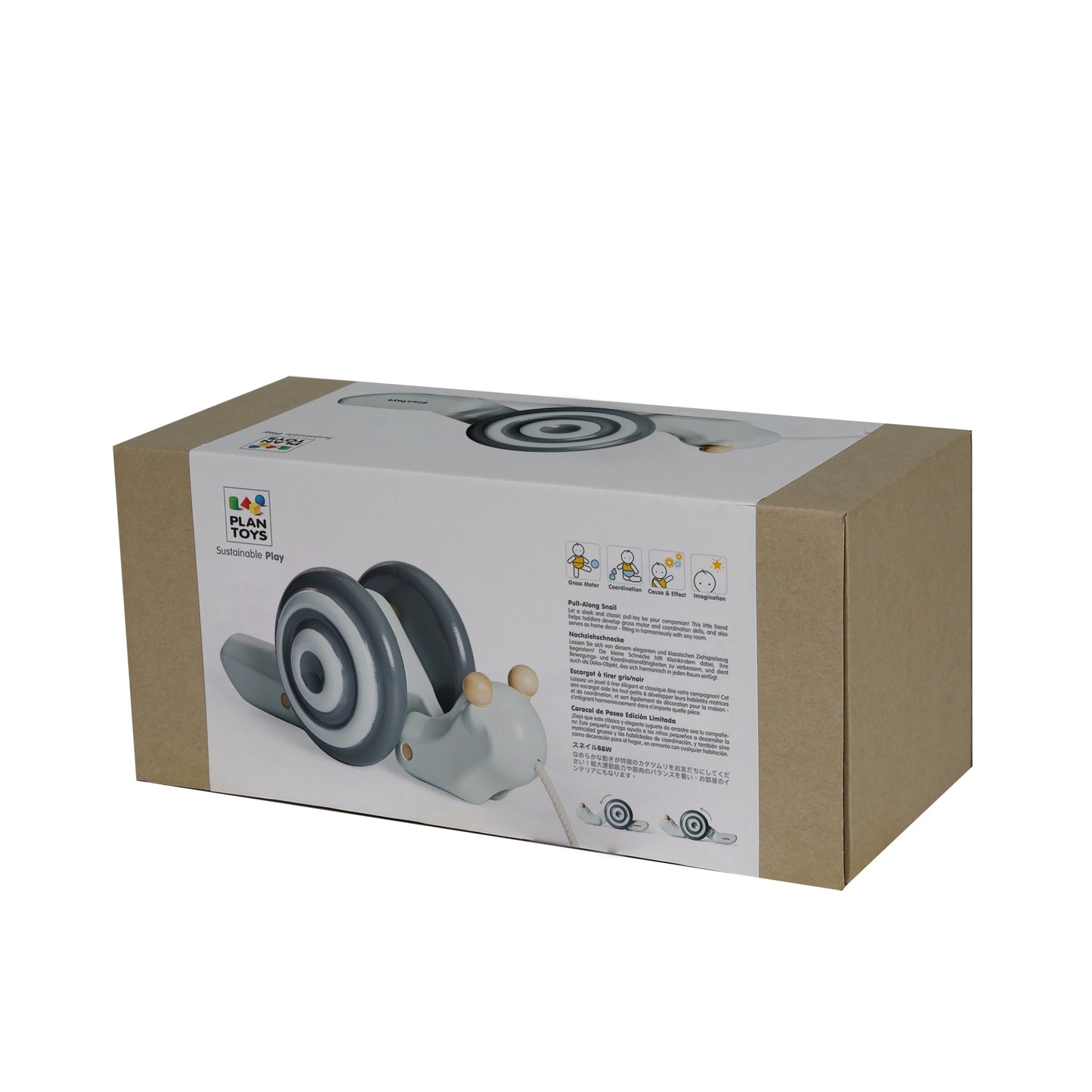 Pull-Along Snail Mono
